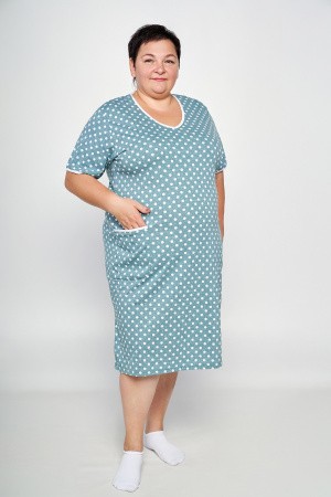 Платье женское домашнее BIG SIZE 2402, ассорти