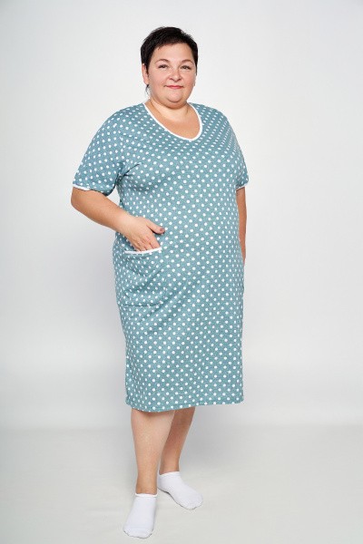 Платье женское домашнее BIG SIZE 2402, ассорти