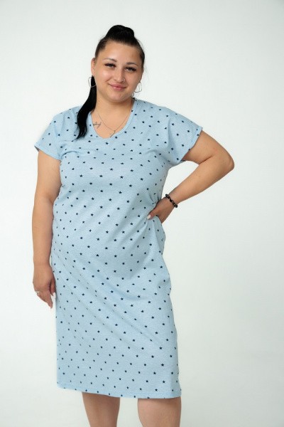 Сорочка женская длинная BIG SIZE 2106, ассорти