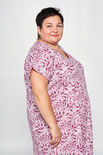 Сорочка женская длинная BIG SIZE 2106, ассорти