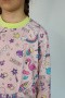 Пижама детская (7-12 лет) 2901, ФЛАМИНГО, розовая, хб/кулирка
