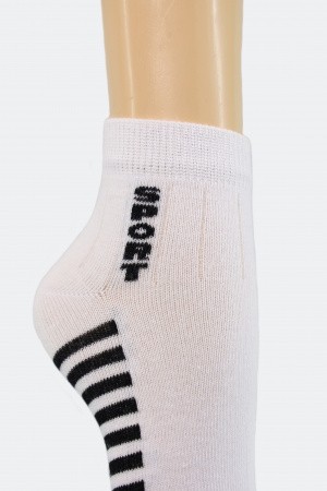 Носки женские короткие 8306, белые, Ж-017